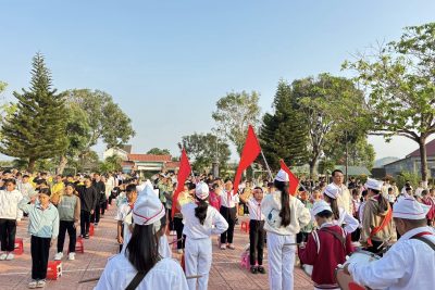 Sinh hoạt dưới cờ tuần 22( Chào năm mới Xuân Bính Ngọ )