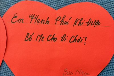 Thầy và trò trường Hoàng Diệu cùng chia sẻ về ngày Quốc tế Hạnh phúc